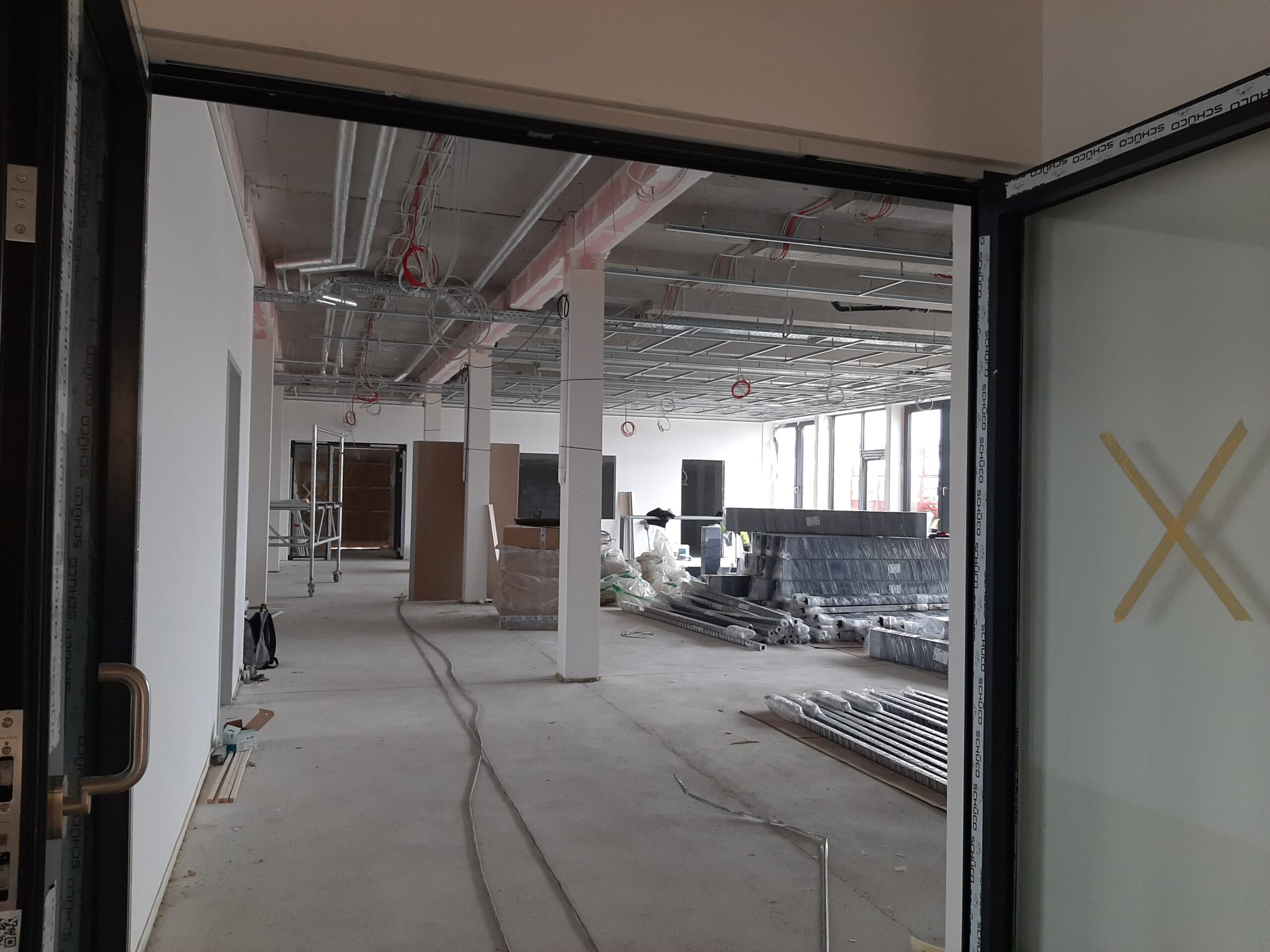 Innenansicht, Baustelle