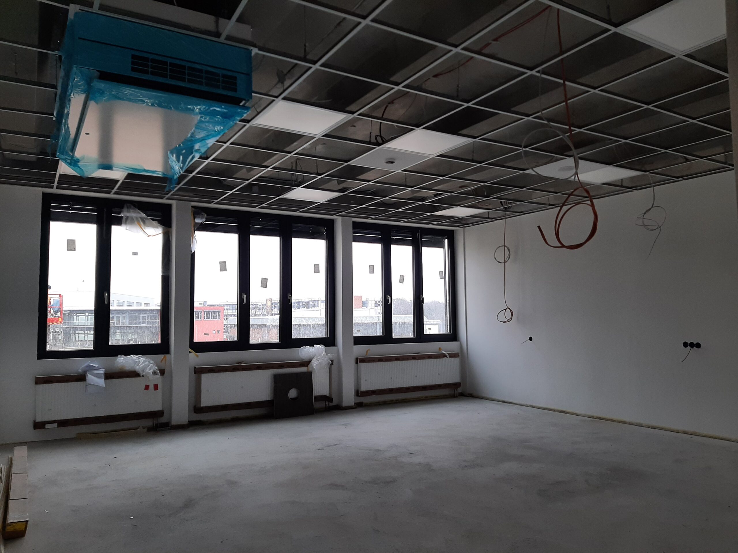 Innenansicht, unfertiger Raum