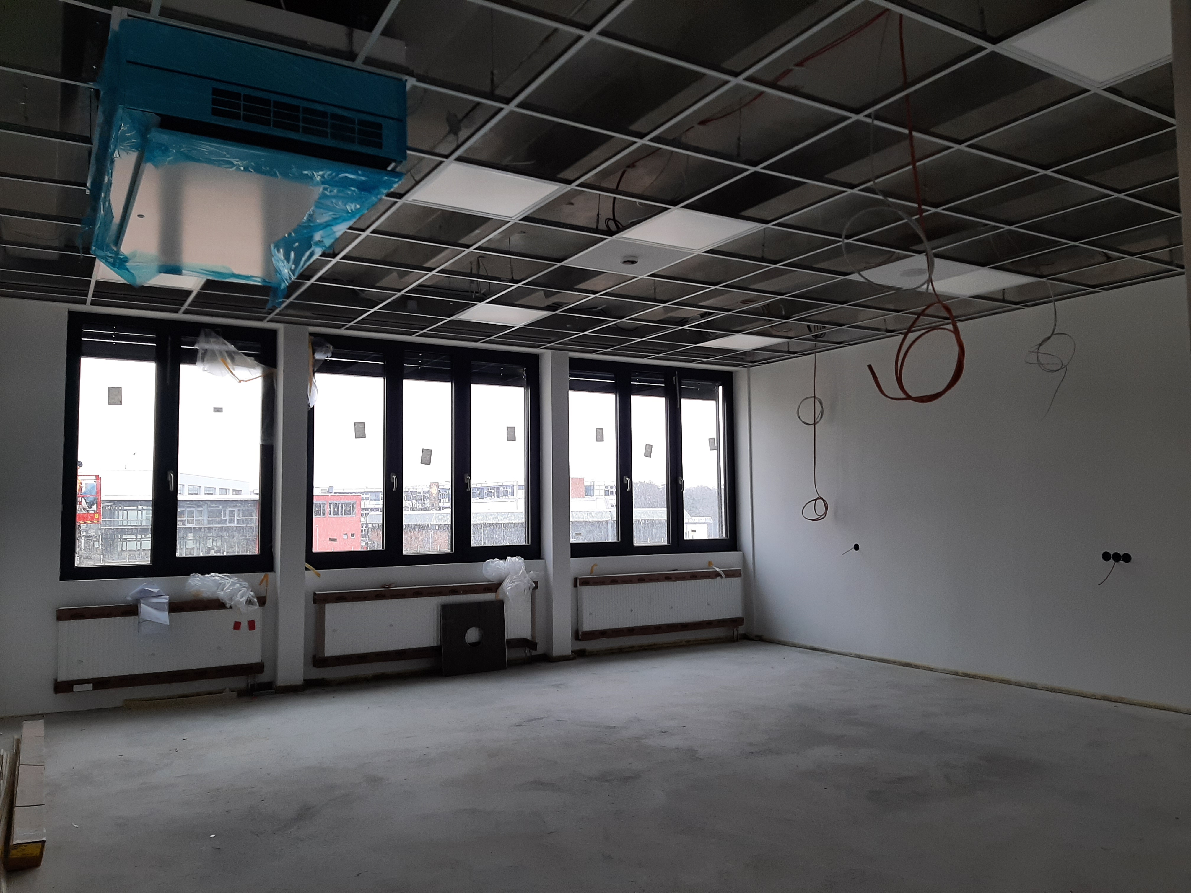 Innenansicht, unfertiger Raum