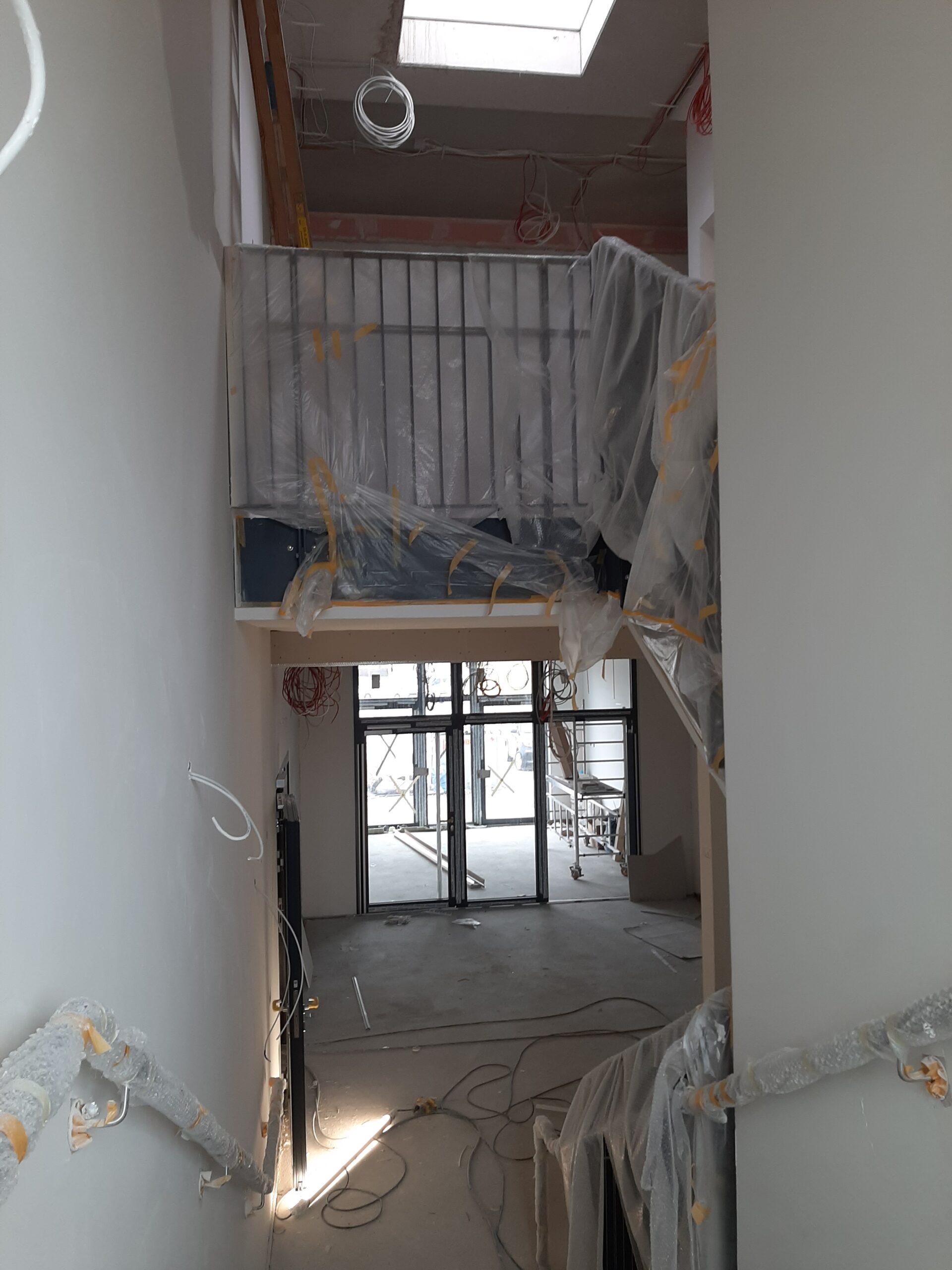 Innenansicht unfertiges Treppenhaus